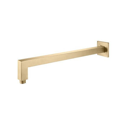 Isenberg - Wall Mount Square Shower Arm - 16 Inch (400mm) - With Flange
