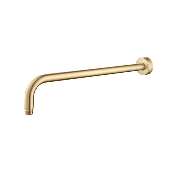 Flusso - Wall Mount Round Shower Arm - 16 Inch (400mm) - With Flange