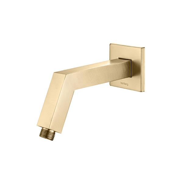 Flusso - Square Shower Arm With Flange - 7 Inch - With Flange