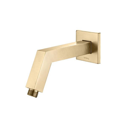 Flusso - Square Shower Arm With Flange - 7 Inch - With Flange