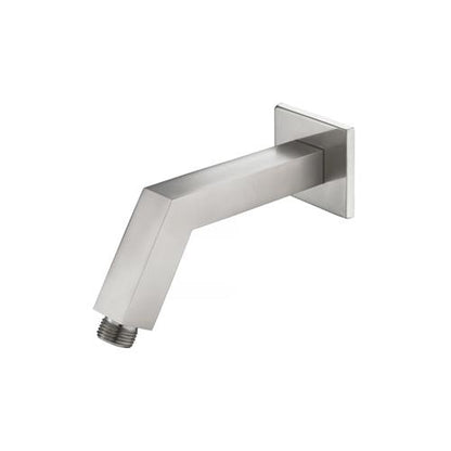 Flusso - Square Shower Arm With Flange - 7 Inch - With Flange