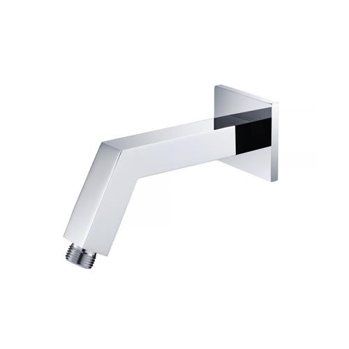 Flusso - Square Shower Arm With Flange - 7 Inch - With Flange