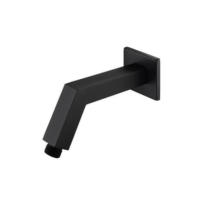 Flusso - Square Shower Arm With Flange - 7 Inch - With Flange