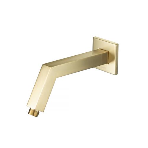 Flusso - Square Shower Arm With Flange - 7 Inch - With Flange