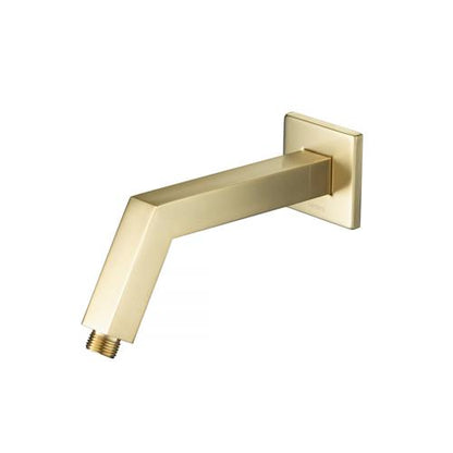Flusso - Square Shower Arm With Flange - 7 Inch - With Flange