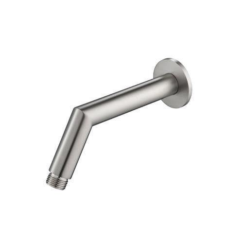 Flusso - Round Shower Arm With Flange - 7 Inch - With Flange