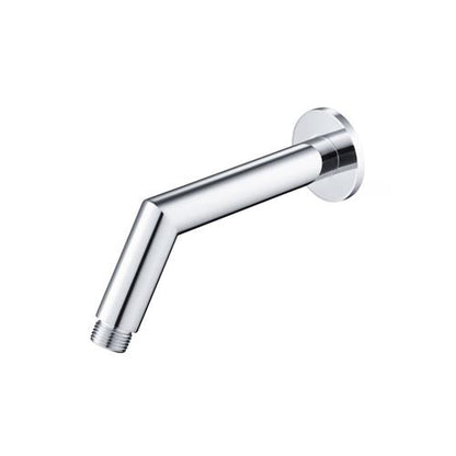 Flusso - Round Shower Arm With Flange - 7 Inch - With Flange