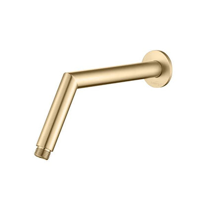 Flusso - Round Shower Arm With Flange - 10 Inch - With Flange