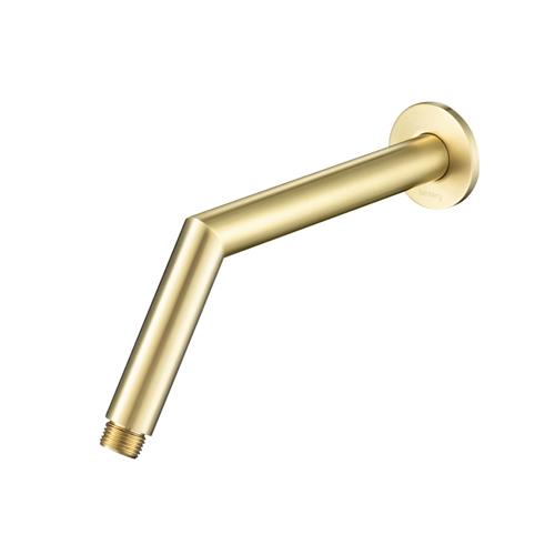 Flusso - Round Shower Arm With Flange - 10 Inch - With Flange