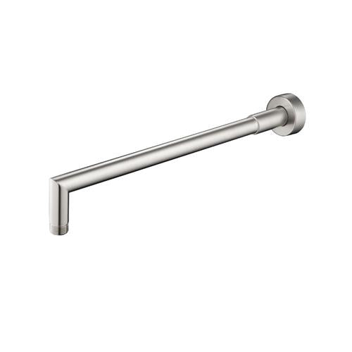 Flusso - Wall Mount Round Shower Arm - 16 Inch (400mm) - With Flange