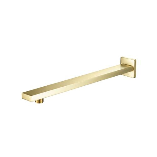 Flusso - Wall Mount Shower Arm - 15 Inch (385mm) - With Flange
