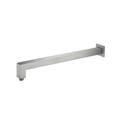 Flusso - Wall Mount Square Shower Arm - 20 Inch - With Flange