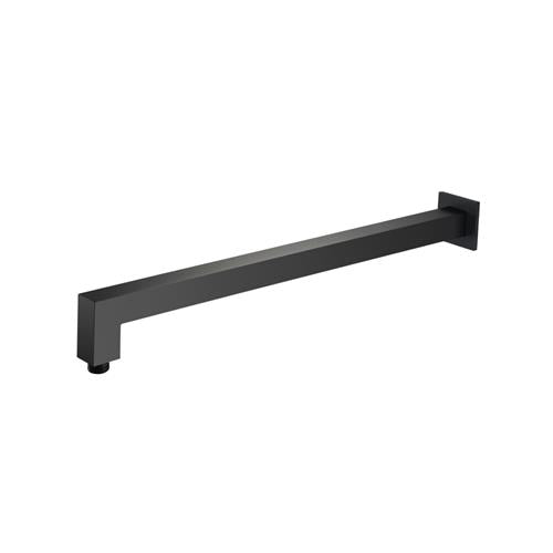 Flusso - Wall Mount Square Shower Arm - 20 Inch - With Flange