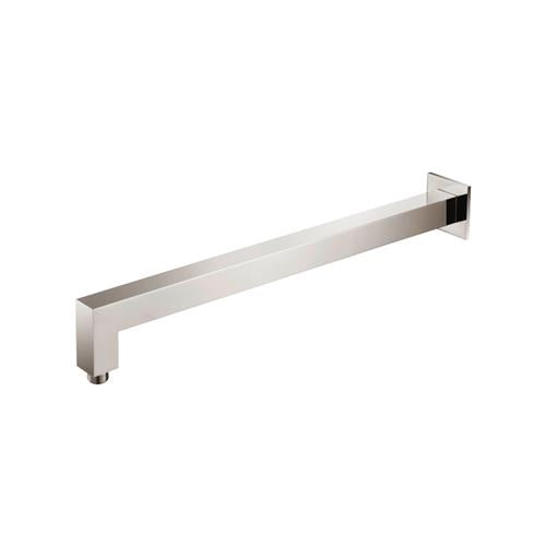 Flusso - Wall Mount Square Shower Arm - 20 Inch - With Flange