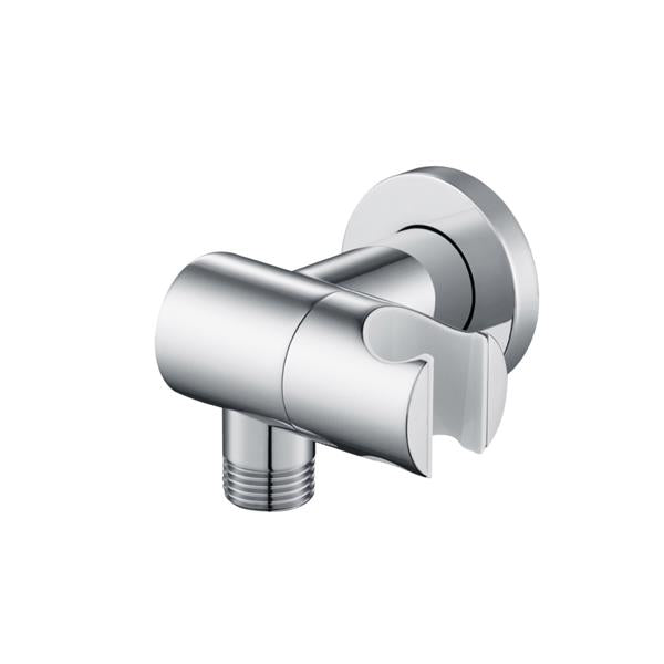 Flusso - Wall Elbow With Holder Combo - Adjustable Angle