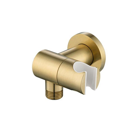Flusso - Wall Elbow With Holder Combo - Adjustable Angle