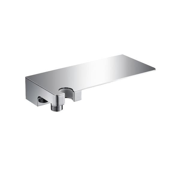 Flusso - Shower Shelf Thingy With Integrated Elbow & Holder