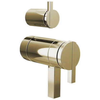 Brizo - Frank Lloyd Wright TempAssure Thermostatic Valve with Integrated Diverter Trim Lunar Handle Kit