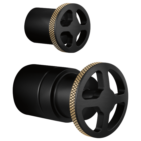 Brizo - Litze Pressure Balance Valve With Diverter Trim Handle Kit - Wheel