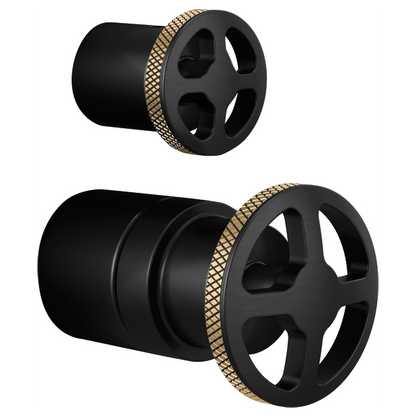 Brizo - Litze Pressure Balance Valve With Diverter Trim Handle Kit - Wheel
