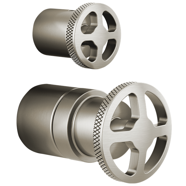 Brizo - Litze Pressure Balance Valve With Diverter Trim Handle Kit - Wheel