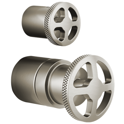 Brizo - Litze Pressure Balance Valve With Diverter Trim Handle Kit - Wheel