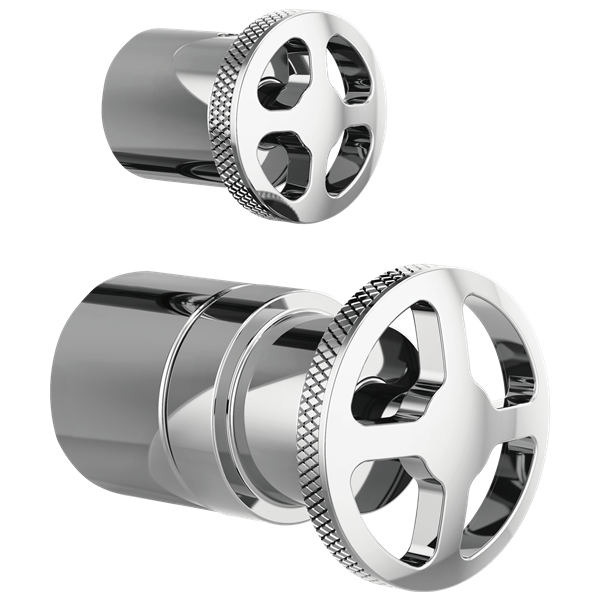 Brizo - Litze Pressure Balance Valve With Diverter Trim Handle Kit - Wheel
