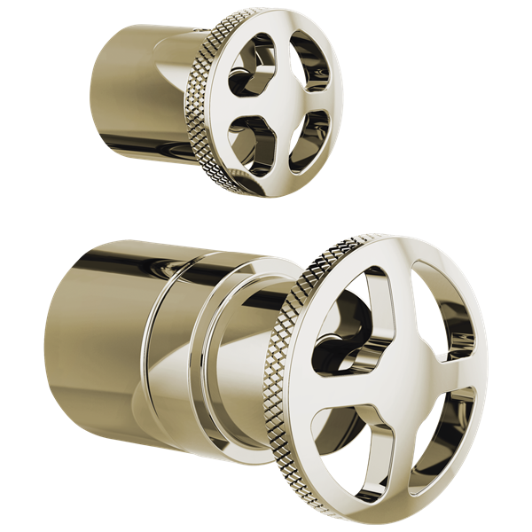 Brizo - Litze Pressure Balance Valve With Diverter Trim Handle Kit - Wheel