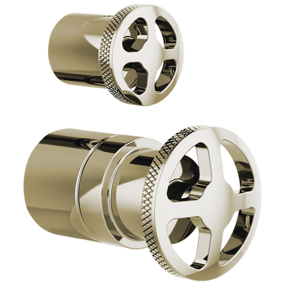 Brizo - Litze Pressure Balance Valve With Diverter Trim Handle Kit - Wheel
