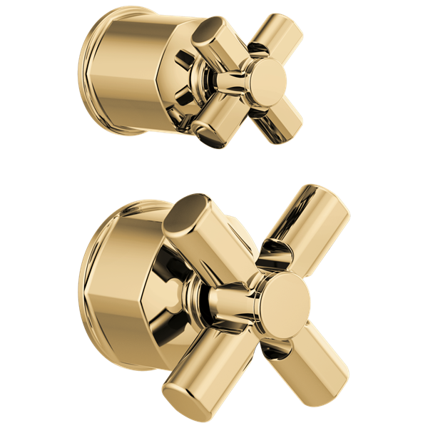 Brizo - Invari Pressure Balance Valve with Integrated Diverter Trim Cross Handle Kit