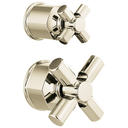 Brizo - Invari Pressure Balance Valve with Integrated Diverter Trim Cross Handle Kit