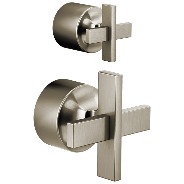 Brizo - Levoir Pressure Balance Valve with Integrated Diverter Trim Cross Handle Kit