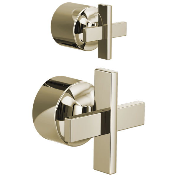 Brizo - Levoir Pressure Balance Valve with Integrated Diverter Trim Cross Handle Kit