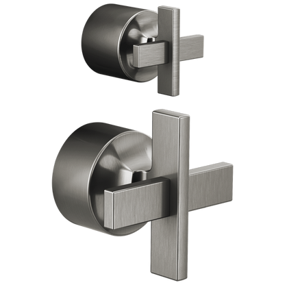 Brizo - Levoir Pressure Balance Valve with Integrated Diverter Trim Cross Handle Kit