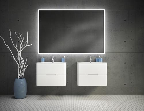 Fleurco - Halo Mirror With Defogger And Light
