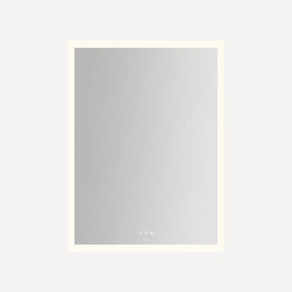 Robern - Instinct 30X40 Inch Rectangular Flat Frameless Wall Mounted Bathroom Mirror with LED Lighting