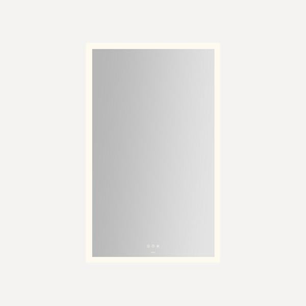 Robern - Instinct 30X48 Inch Rectangular Flat Frameless Wall Mounted Bathroom Mirror with LED Lighting