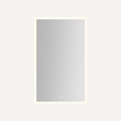 Robern - Instinct 30X48 Inch Rectangular Flat Frameless Wall Mounted Bathroom Mirror with LED Lighting