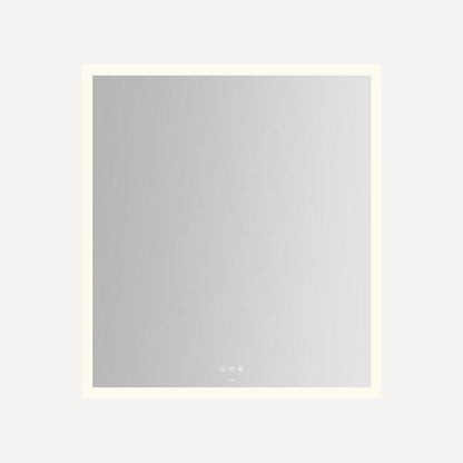 Robern - Instinct 36X40 Inch Rectangular Flat Frameless Wall Mounted Bathroom Mirror with LED Lighting