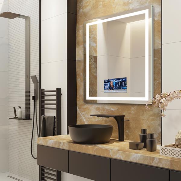 Electric Mirror - Integrity Lighted Mirror With 15.6 Inch TV