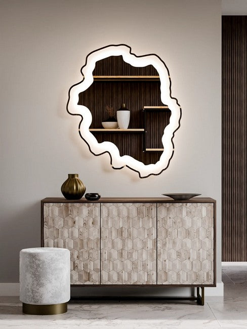 Electric Mirror - Isola Lighted Organic Mirror - 36 x 42