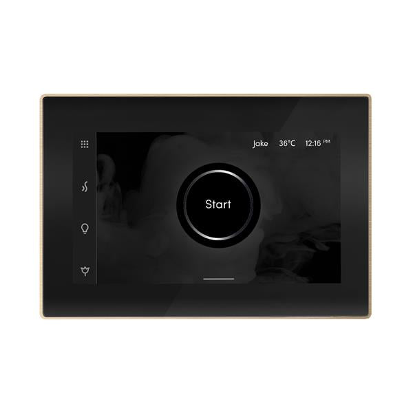 Mr. Steam - Isteamx Steam Shower Control And Aroma Glass Steamhead