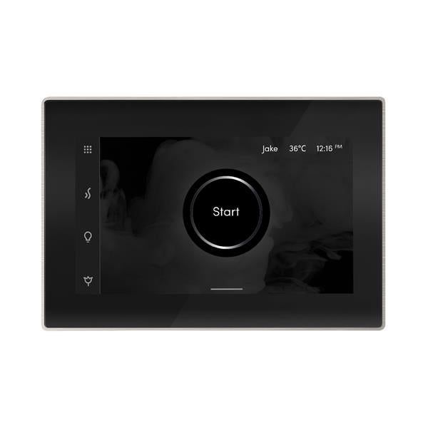 Mr. Steam - Isteamx Steam Shower Control And Aroma Glass Steamhead