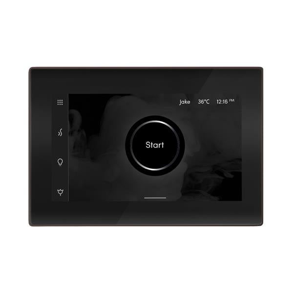 Mr. Steam - Isteamx Steam Shower Control And Aroma Glass Steamhead