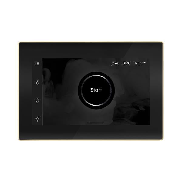 Mr. Steam - Isteamx Steam Shower Control And Aroma Glass Steamhead