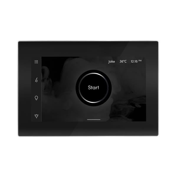 Mr. Steam - Isteamx Steam Shower Control And Aroma Glass Steamhead
