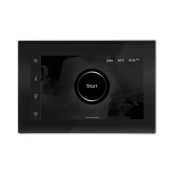 Mr. Steam - Isteamx Steam Shower Control And Aroma Glass Steamhead