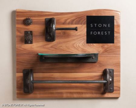 Stone Forest - Industrial Iron Towel Bar