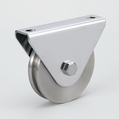 Sugatsune - Heavy Duty Stainless Steel Sliding Door Roller - V type W/ Bracket