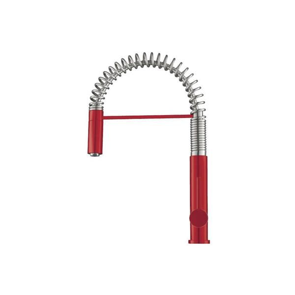 Flusso - Dixie - Semi-Professional Dual Spray Stainless Steel Kitchen Faucet With Pull Out